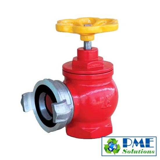 Van góc chữa cháy ShinYi DN50 DN65 fire angle valve dùng trong hệ thống phòng cháy chữa cháy PCCC tòa nhà và nhà xưởng