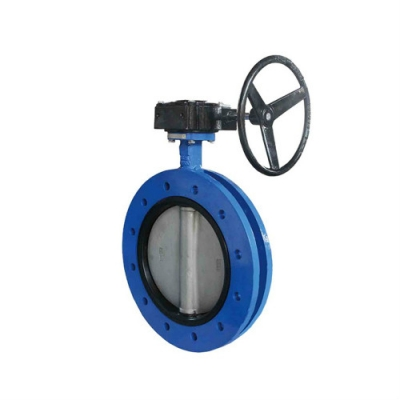 Van bướm gang dẻo nối mặt bích flange type