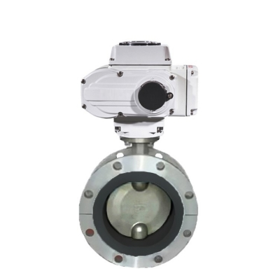 Van bướm mặt bích điều khiển điện HK60-D-FS