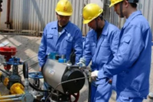 Pneumatic ball valves are used in natural gas projects