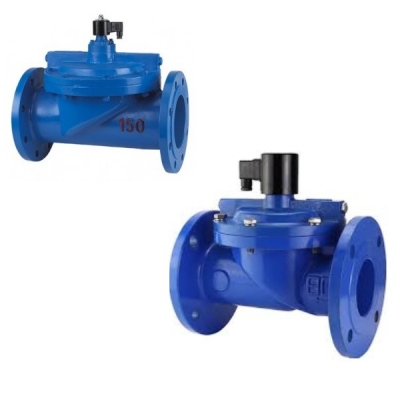Van Điện Từ Mặt Bích Thân Gang