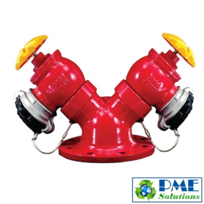 Van góc PCCC chữ Y Wahsin DN100 PN10 PN16 | Fire Fighting Y Valve FHYX
